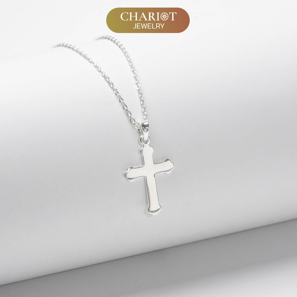 Dây chuyền bạc s925 DCJ184 Chữ thập thanh lịch Chariot Jewelry