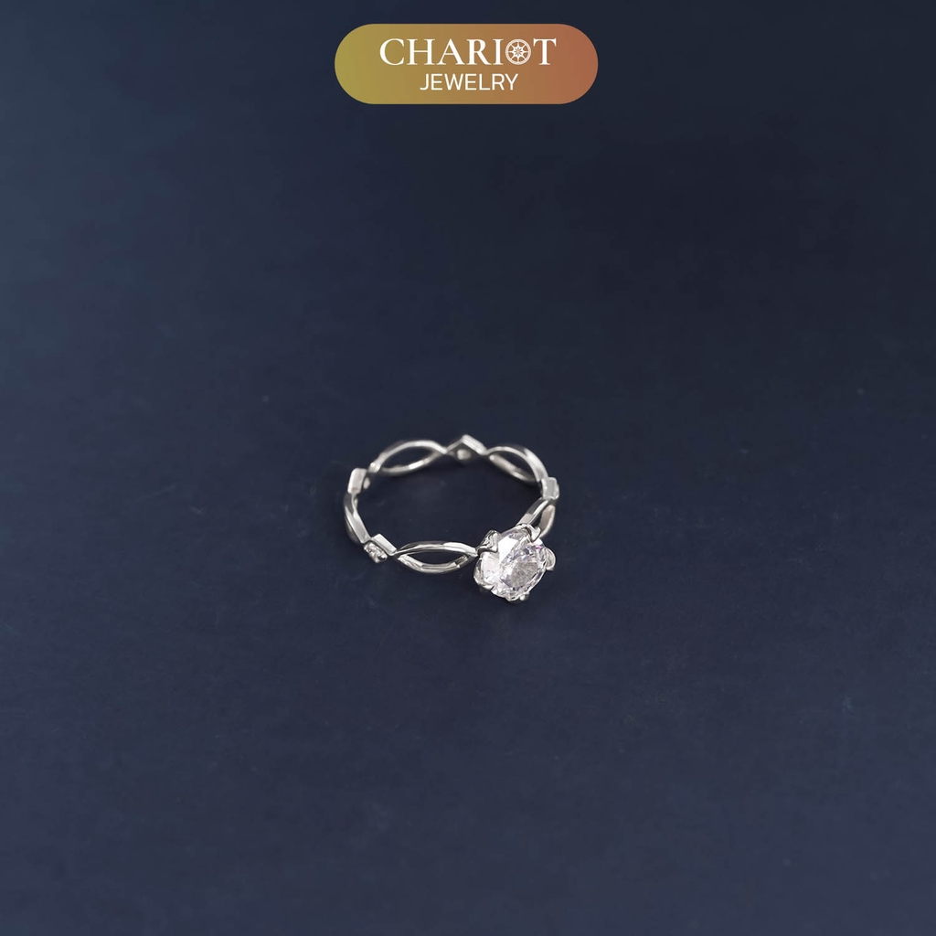 Nhẫn bạc S925 NCJ82 công chúa nhỏ đáng yêu ChariotJewelry