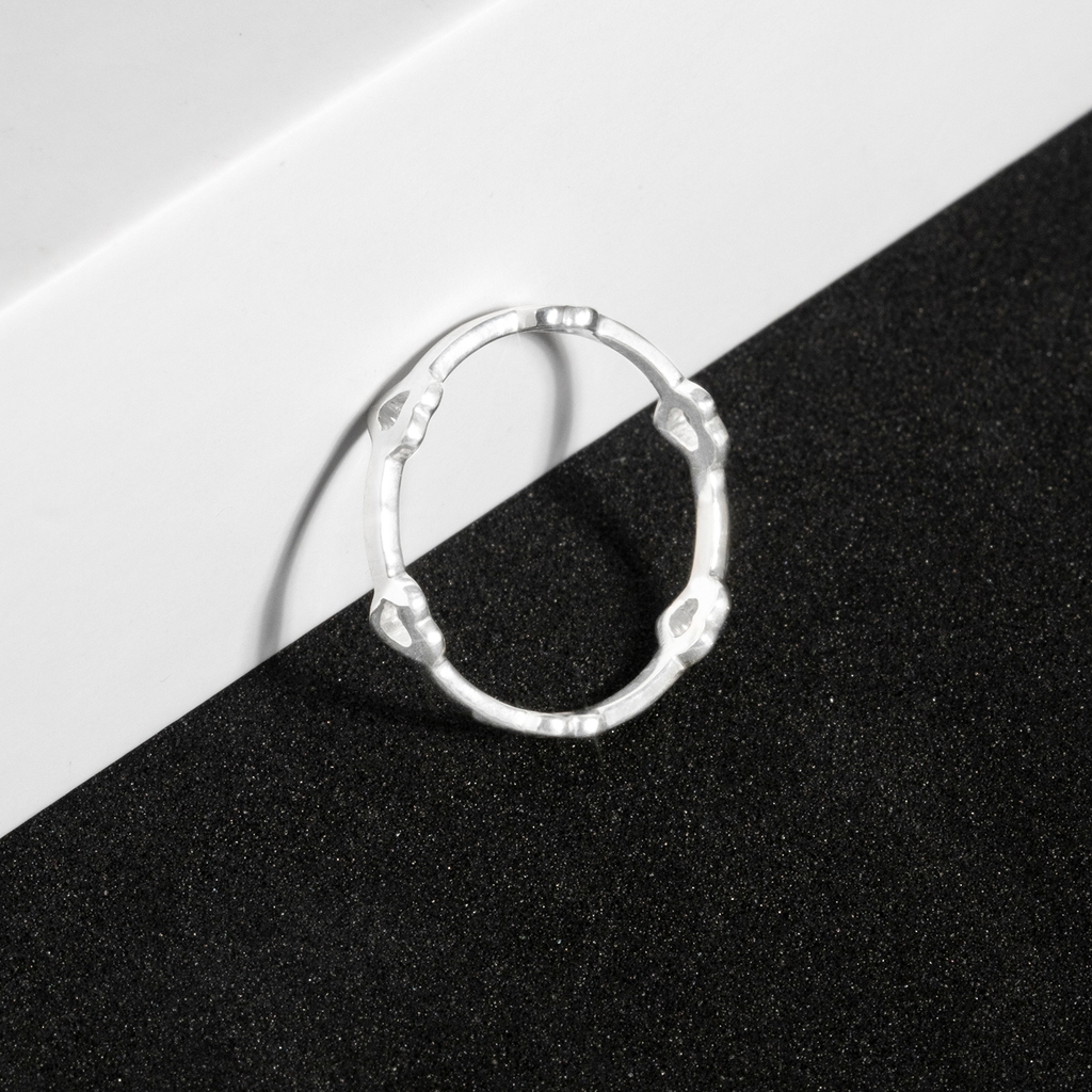 Nhẫn bạc S925 NCJ88 trái tim cách điệu, quà tặng Valentine ý nghĩa dành tặng bạn gái, Chariot Jewelry