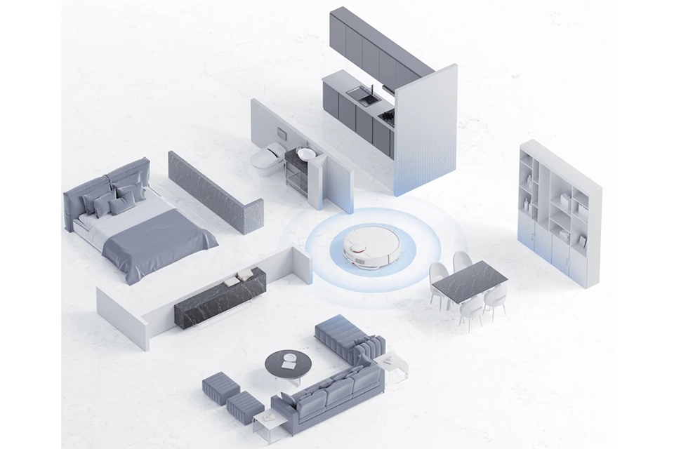 Robot Hút Bụi Lau Nhà Xiaomi Vacuum Mop S10 Công Nghệ Định Vị Laser LDS Lập Kế Hoạch Lau Dọn Dễ Dàng Lưu Nhiều Bản Đồ Lực Hút 4000 Pa - Hàng Chính Hãng