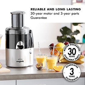Máy Ép Chậm Kết Hợp Vắt Cam Làm Lạnh Kiêm Thái Lát Rau Củ Quả Magimix Juice Expert 4 Cao Cấp Có Lọc Cặn  Sản Xuất Tại Pháp, Dung Tích 1000 ML Công Suất 760 W - Nhập Khẩu Đức