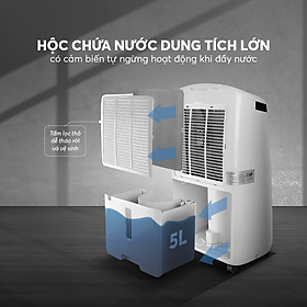 Máy Hút Ẩm Lọc Không Khí Elmich DE-3923 20L - Hàng Chính Hãng