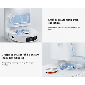 Robot Hút Bụi Lau Nhà Xiaomi X10+ Lực Hút 4000 Pa - Bản Quốc Tế