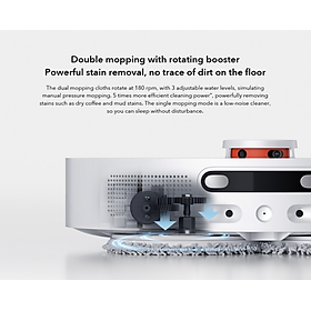 Robot Hút Bụi Lau Nhà Xiaomi X10+ Lực Hút 4000 Pa - Bản Quốc Tế