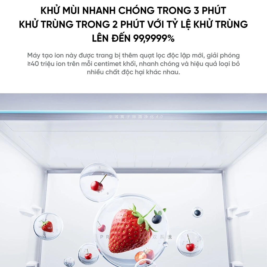 Tủ Lạnh Xiaomi Mijia 508L Pro 2026 BCD-508WFSGPDIN Làm Đá Tự Động - Pha Lê