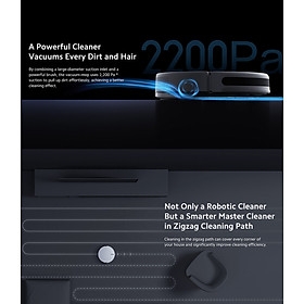 Robot Hút Bụi Xiaomi Vaccum Mop 2 Lite Diện Tích Làm Việc 150 m2 - Hàng Chính Hãng