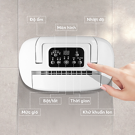 Máy Hút Ẩm Lọc Không Khí Elmich DE-3922 Dung Tích 16L - Hàng Chính Hãng