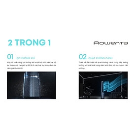 Quạt Không Cánh Rowenta Eclipse Lọc Không Khí - Hàng Nhập Đức