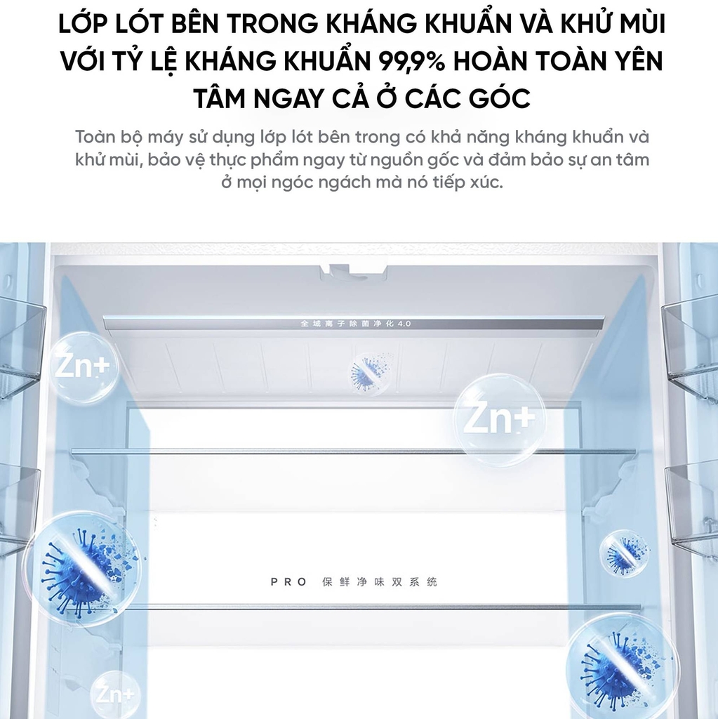 Tủ Lạnh Xiaomi Mijia 508L Pro BCD-508WSSGPDIN - Làm Đá Tự Động