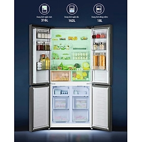 Tủ Lạnh Xiaomi Mijia 496L 4 Cánh – Ngăn Đông Mềm, Khử Khuẩn 99,99%