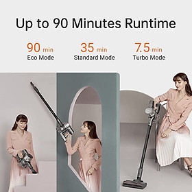 Máy Hút Bụi Không Dây Dreame T30 Pin Rời Thuận Tiện Sạc Điện Thời Gian Làm Việc 90 Phút, Công Suất Cao 550W Lực Hút 27KPa - Hàng Chính Hãng