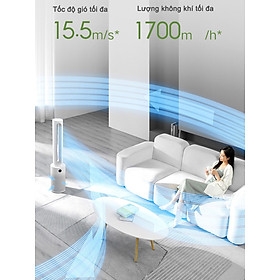 Quạt Không Cánh Xiaomi Mijia 2 In 1 Kèm Lọc Không Khí - Bản Nội Địa