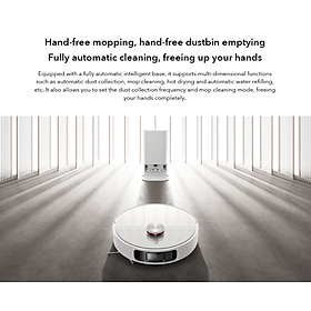 Robot Hút Bụi Lau Nhà Xiaomi X10+ Lực Hút 4000 Pa - Bản Quốc Tế