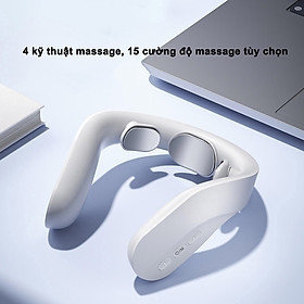 Máy Massage Cổ Vai Gáy Xiaomi Jeeback G20 Tích Hợp Kết Nối App Gồm 4 Kỹ Thuật Massage 15 Chế Độ Khác Nhau - Hàng Nhập Khẩu