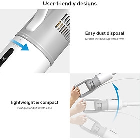 Máy Hút Bụi Cầm Tay Xiaomi Redkey P6C - Có Dây Lực Hút 17.000 Pa Công Suất 600 W - Hàng Chính Hãng