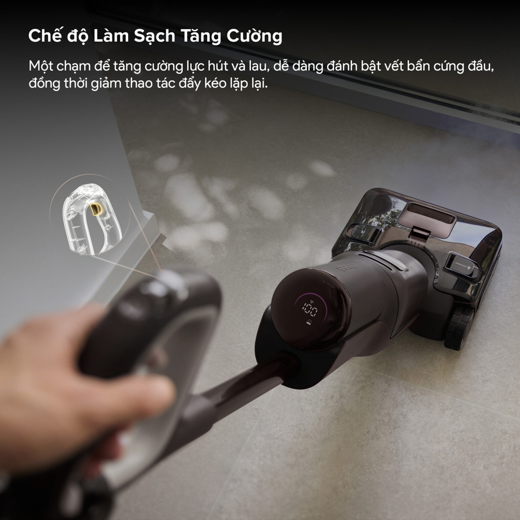Máy Lau Nhà Roborock F25 Pro Steam Gen 2 Combo | Lực Hút 25.000 Pa