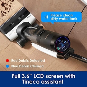 Máy Hút Bụi Lau Sàn Tineco Floor One S7 Pro Tự Giặt Giẻ Diệt Khuẩn Sấy Khô Tự Động Thương Hiệu Mỹ Lực Hút 15,000 Pa, Công Suất 220 W - Hàng Nhập Khẩu