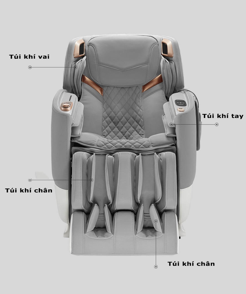 Ghế Massage Thông Minh Xiaomi Joypal V1 AI Monster 3.5D Có Điều Khiển Giọng Nói 25 Kỹ Thuật Massage 11 Cấp Độ - Hàng Chính Hãng