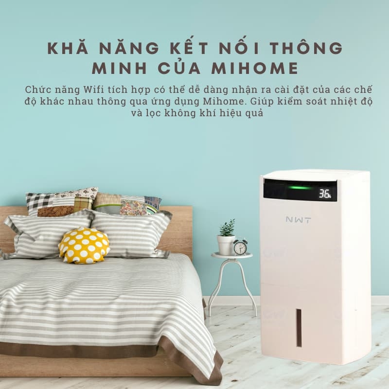 Máy Hút Ẩm Xiaomi New Widetech 24L - Hàng Chính Hãng