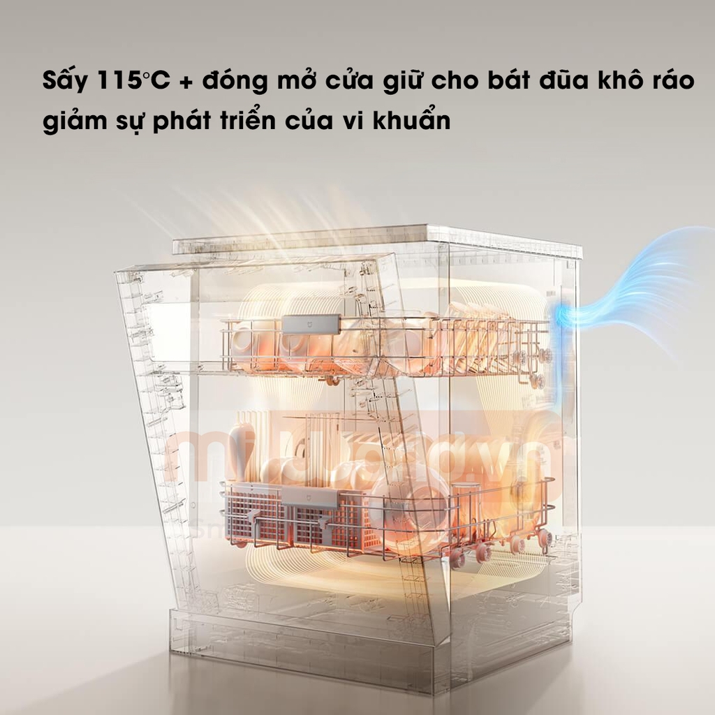 Máy Rửa Bát Xiaomi Mijia 16 Bộ S10 Model 2025, Phiên Bản Nâng Cấp