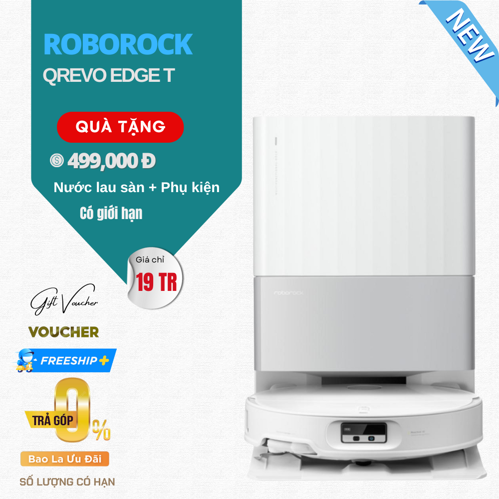Robot Hút Bụi Lau Nhà Roborock Qrevo C Pro - Bản Quốc Tế