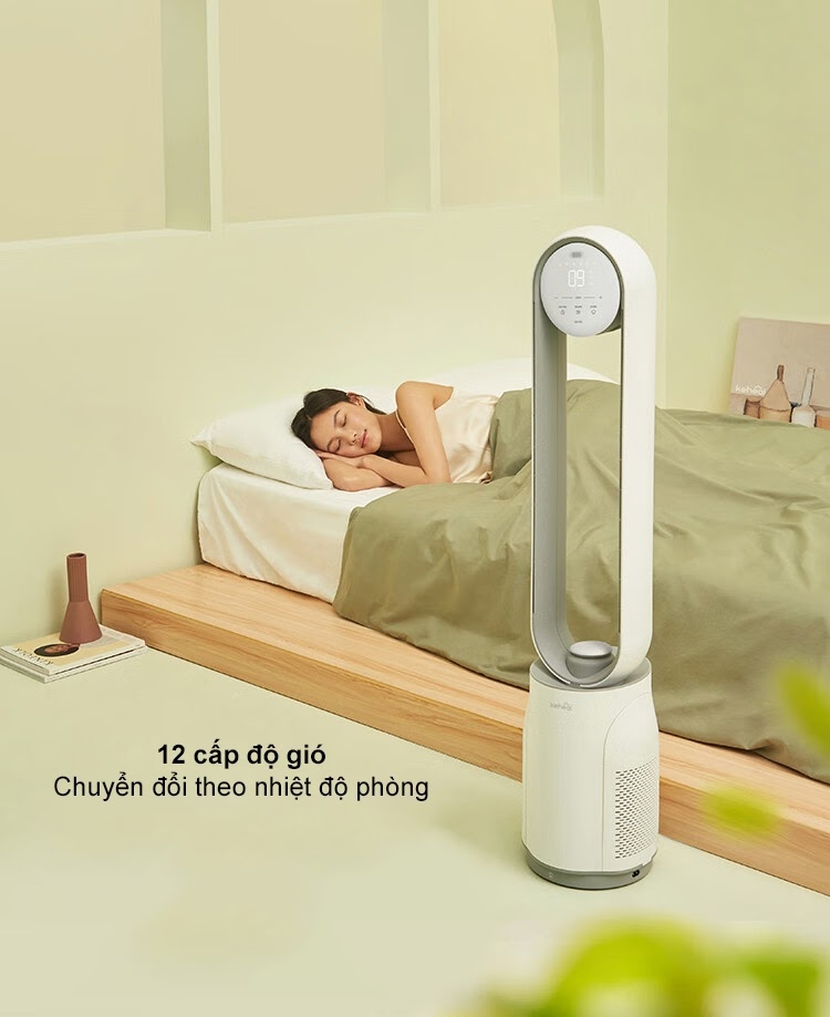 Quạt Không Cánh Xiaomi Keheal A3 Kiêm Lọc Không Khí, Khử Khuẩn Ion