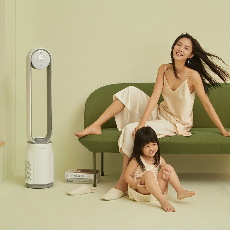 Quạt Không Cánh Xiaomi Keheal A3 Kiêm Lọc Không Khí, Khử Khuẩn Ion
