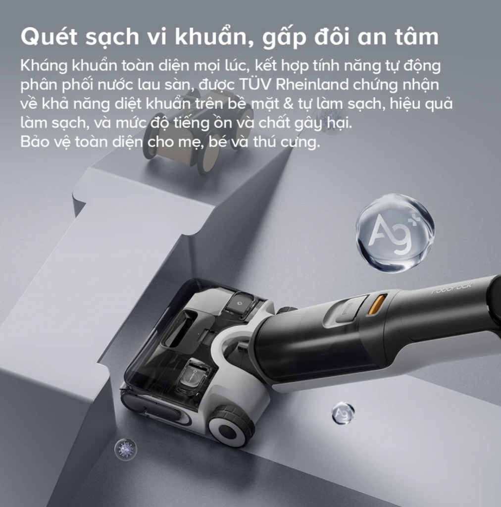 Máy Hút Bụi Lau Nhà Roborock F25 ACE - Hàng Chính Hãng