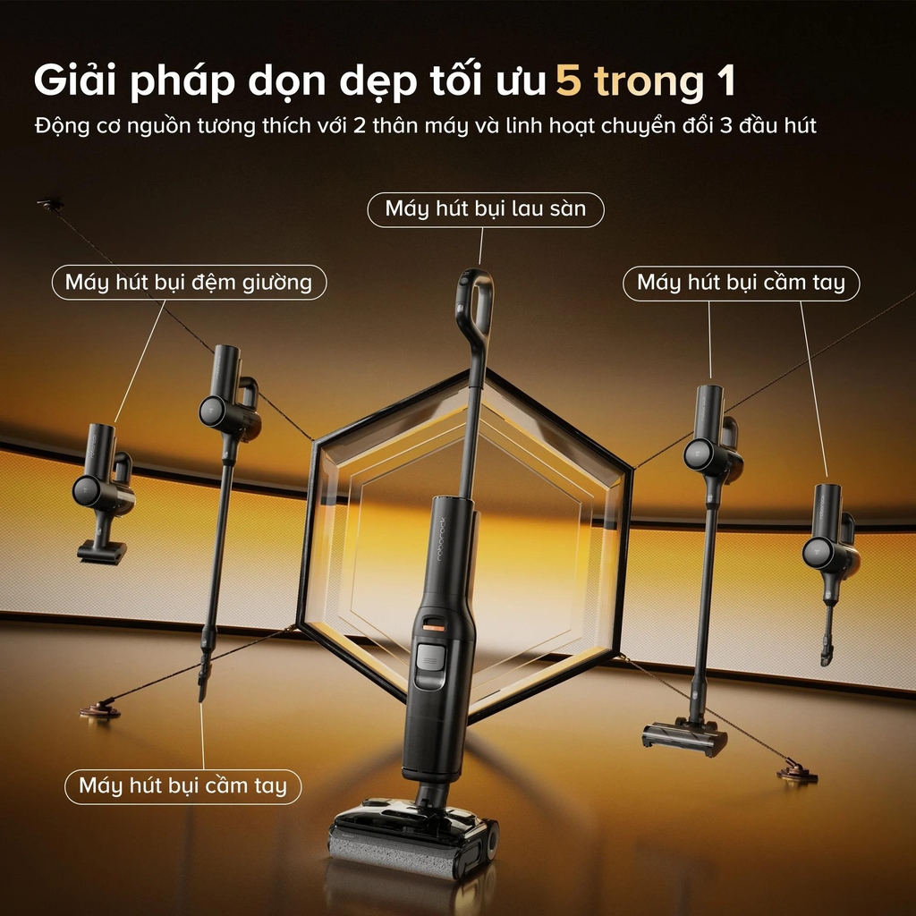 Máy Hút Bụi Lau Nhà Roborock F25 ACE Combo – Bản Quốc Tế