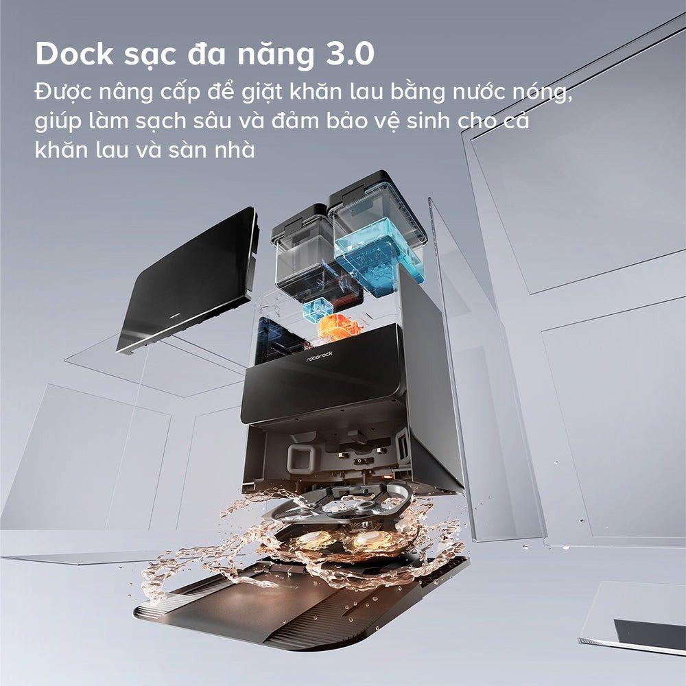 Robot Bút Bụi Lau Nhà Roborock Saros 10R - Hàng Chính Hãng