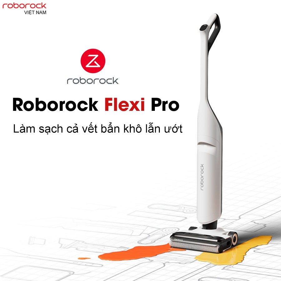 Máy Hút Bụi Lau Nhà Roborock Flexi Pro 180 Độ - Hàng Chính Hãng