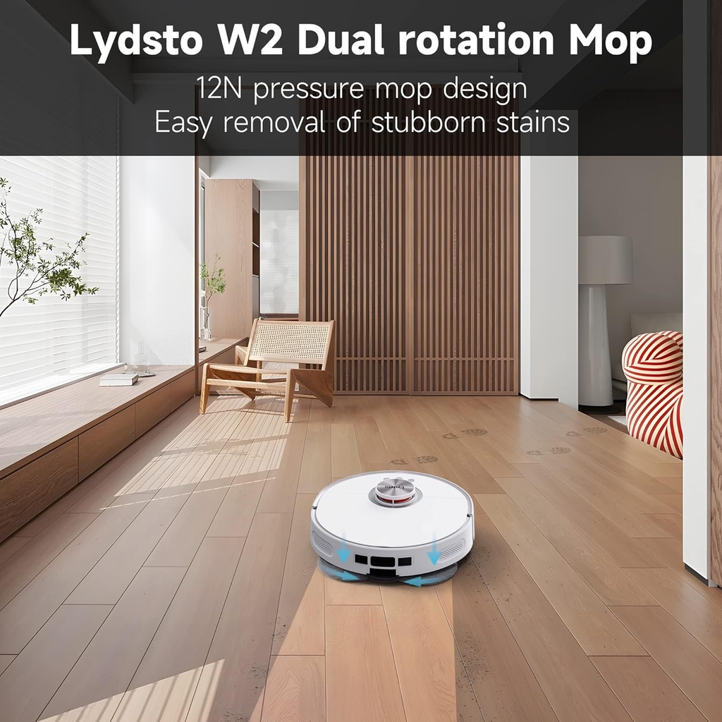 Robot Hút Bụi Lau Nhà Xiaomi Lydsto W2 Khử UV - Bản Quốc Tế