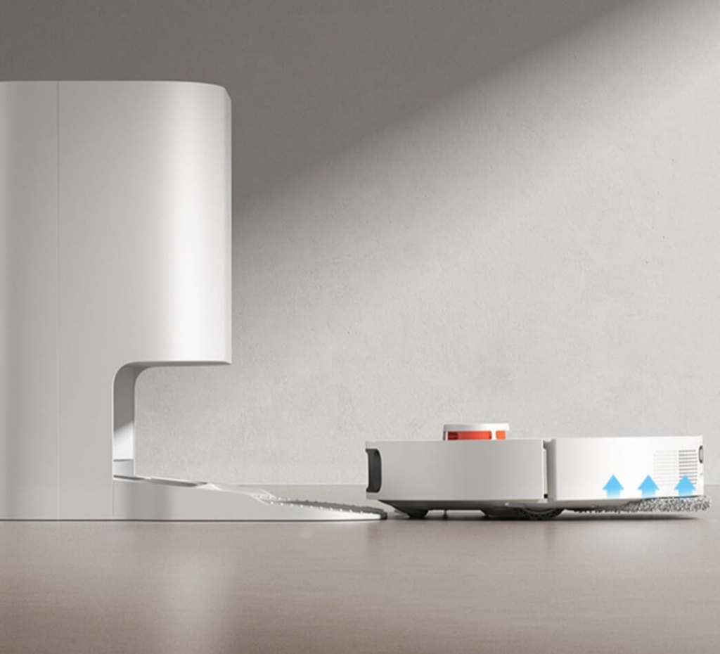 Robot Hút Bụi Lau Nhà XIAOMI Mijia Pro 2 - 2023 Tự Giặt Giẻ, Bơm Nước Và Sấy Khô Nhiệt Độ Cao Diện Tích Hoạt Động 250m2 Lực Hút 4000 Pa Công Suất 60 W  - Hàng Chính Hãng