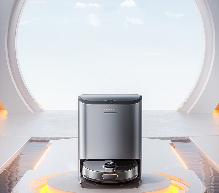 Robot Hút Bụi Lau Nhà Uwant U260 Xòe Giẻ Lực Hút 7000 Pa