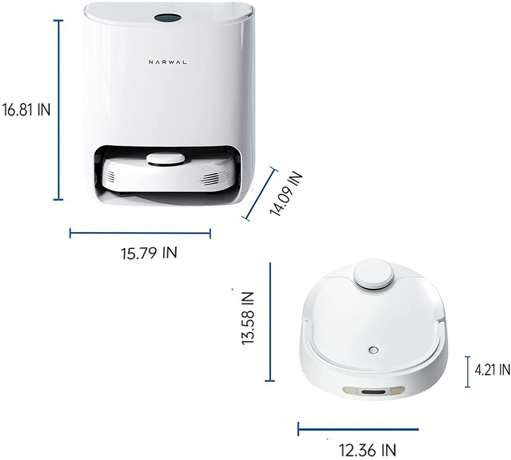 Robot Hút Bụi Lau Nhà Narwal J2 Tự Giặt Giẻ Lau - Kết Nối App