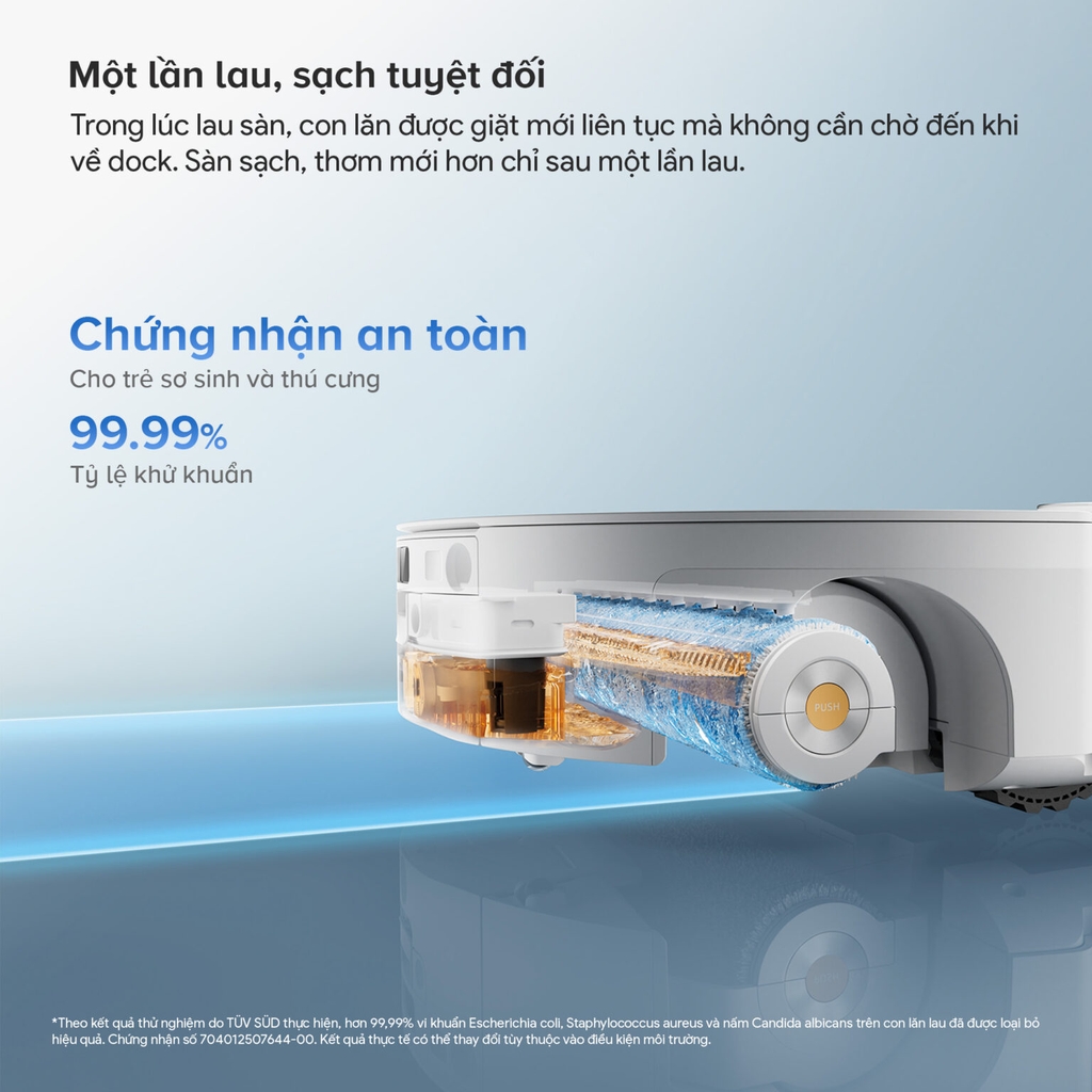 Robot Hút Bụi Roborock QRevo Edge 2 Flow | Lực Hút 35.000 Pa