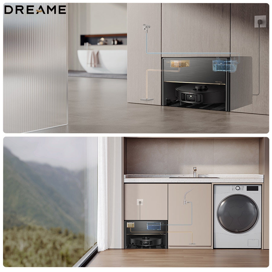 Robot Hút Bụi Lau Nhà Dreame X50 Master Lực 20.000 Pa - Bản Quốc Tế