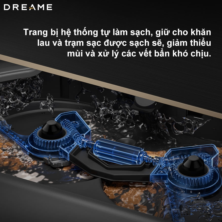 Robot Hút Bụi Lau Nhà Dreame X50 Master Lực 20.000 Pa - Bản Quốc Tế