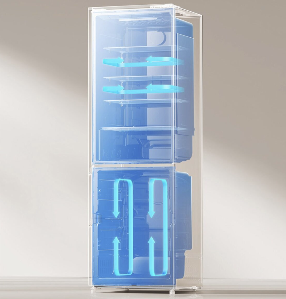 Tủ Lạnh Xiaomi Mijia 400L 3 Cánh, Mặt Đá Pha Lê