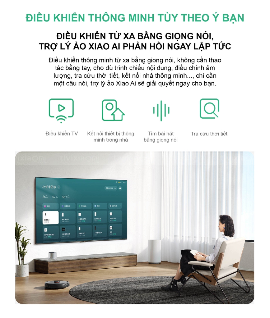 Tivi Xiaomi ES Pro 90 Inch RAM 4GB/64GB Tần Số 120 Hz Hỗ Trợ MEMC