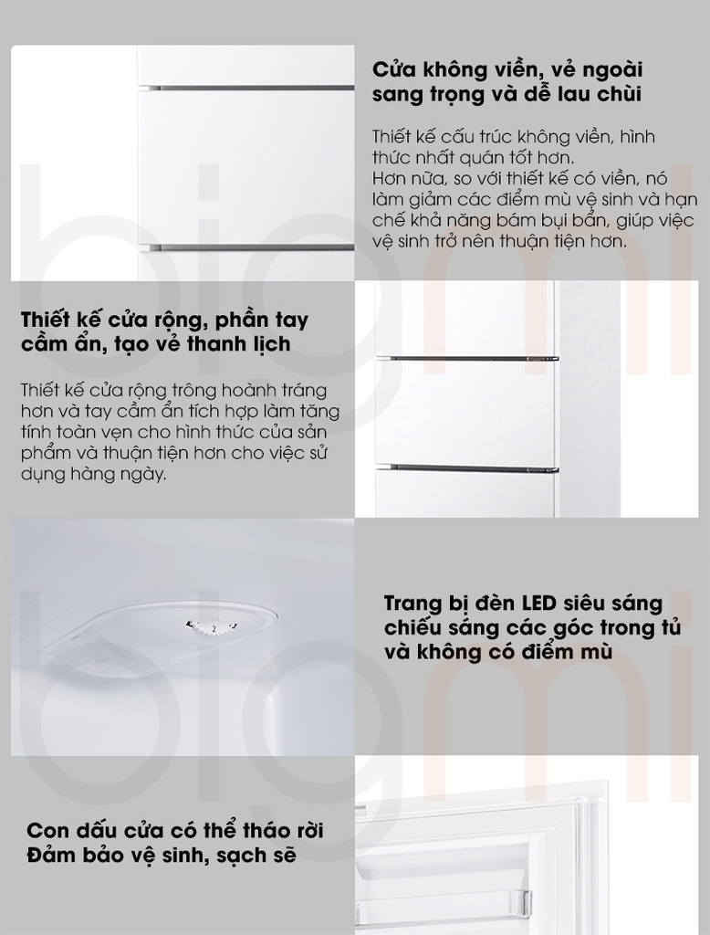Tủ Lạnh Xiaomi Mijia 205L BCD-205MDM 3 Cánh, Ngăn Đông Mềm