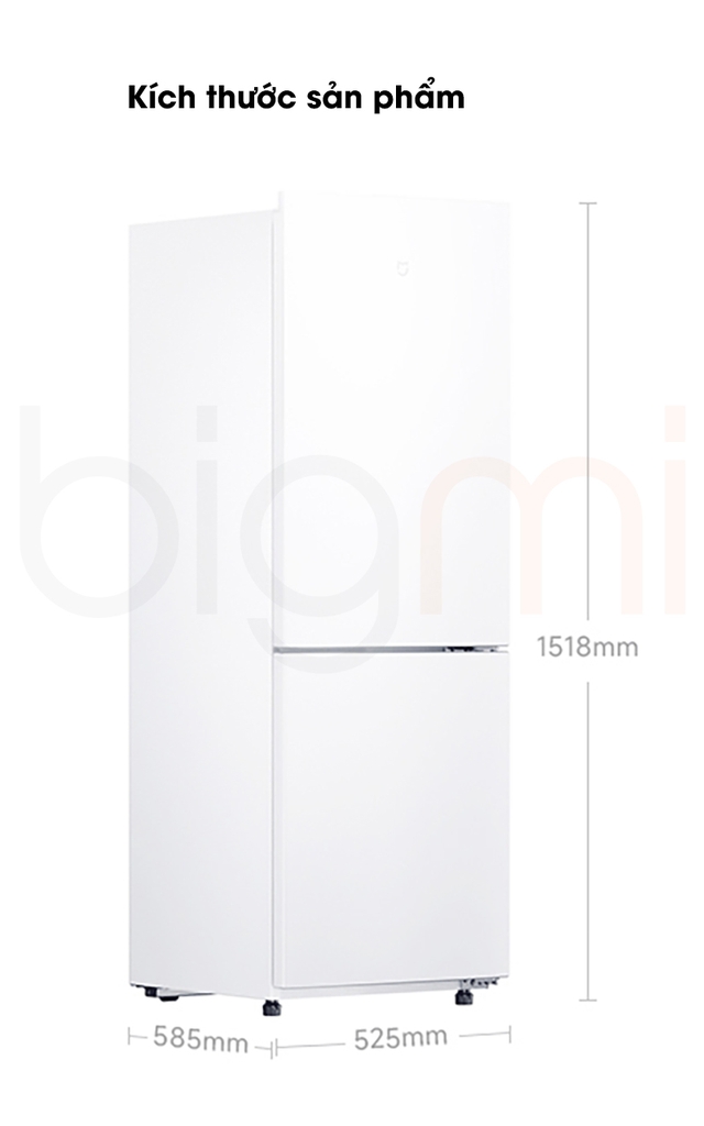 Tủ Lạnh Xiaomi Mijia 175L Cửa 2 Cánh Tiện Lợi Model 2025