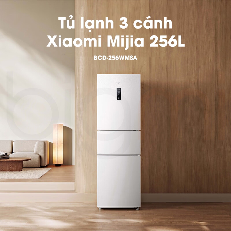 Tủ Lạnh Xiaomi Mijia 256L BCD-256WMSA 3 Cánh, Tiết Kiệm Điện