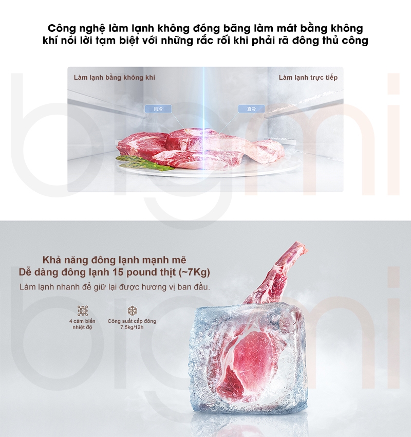 Tủ Lạnh Xiaomi Mijia 616L 4 Cánh - Tiết Kiệm Điện Model 2025