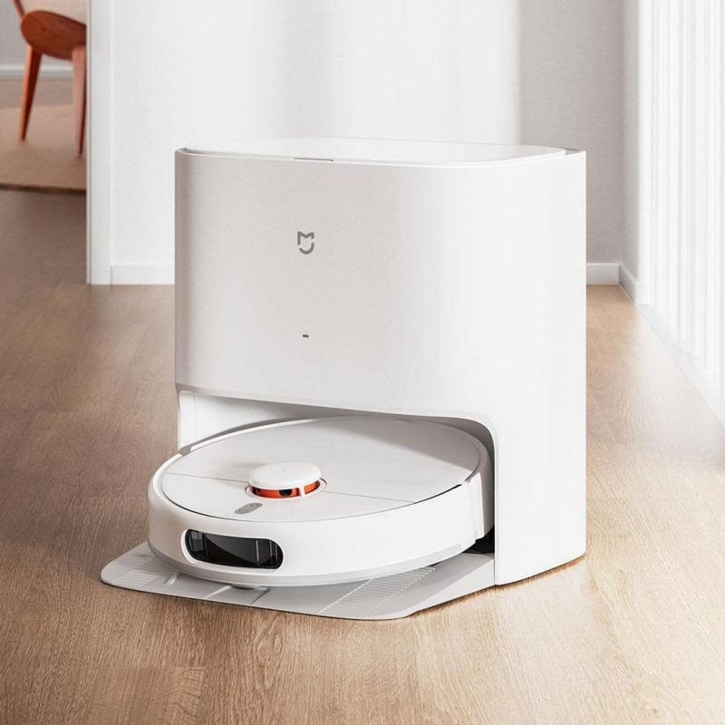 Robot Hút Bụi Lau Nhà Xiaomi Mijia 2 - Tự Lau Nhà Giặt Giẻ Tự Động - Lực Hút 5000 Pa - Hàng Nhập Khẩu