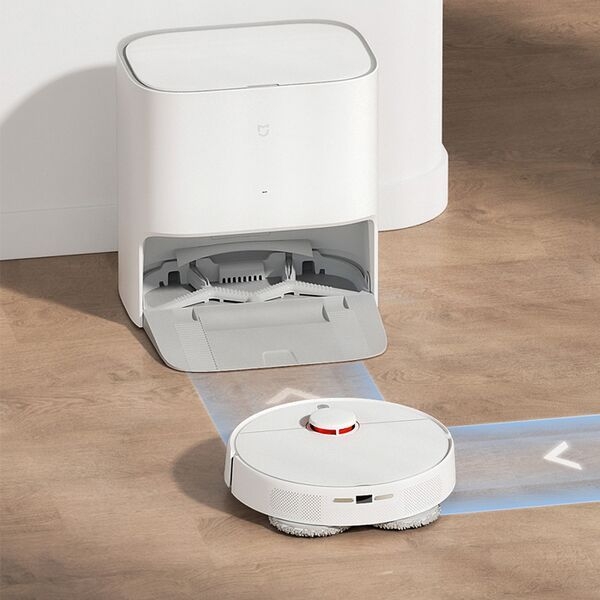 Robot Hút Bụi Lau Nhà Xiaomi Mijia 2 Lực Hút 5000 Pa Giặt Giẻ Tự Động - Hàng Nhập Khẩu