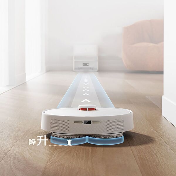 Robot Hút Bụi Lau Nhà Xiaomi Mijia 2 Lực Hút 5000 Pa Giặt Giẻ Tự Động - Hàng Nhập Khẩu