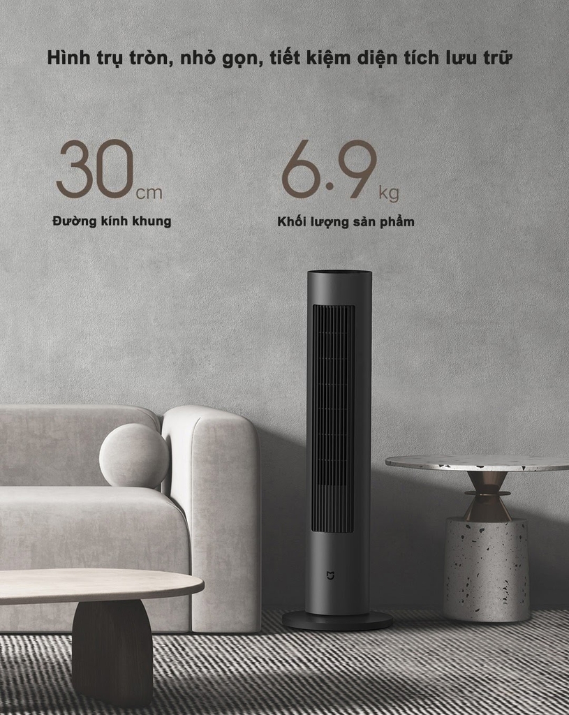 Quạt Tháp Xiaomi Mijia Inverter 2 in 1 - Làm Mát Kèm Sưởi