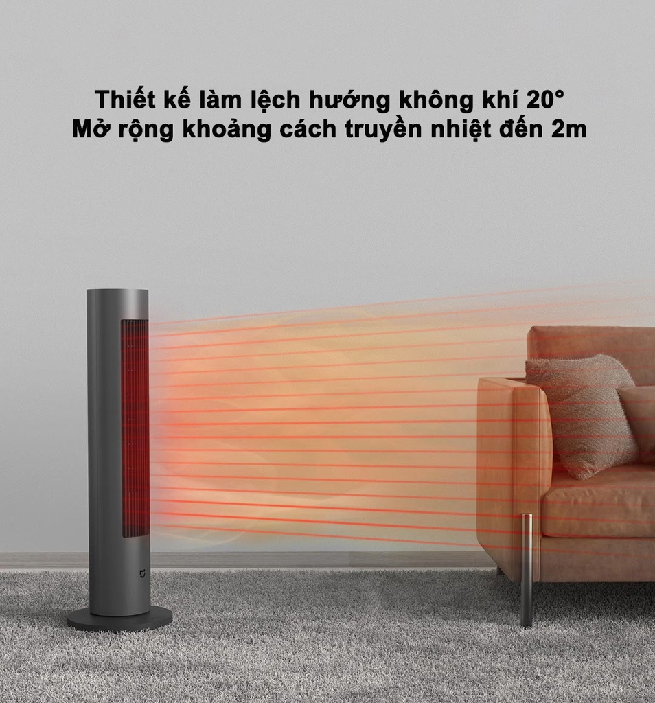 Quạt Tháp Xiaomi Mijia Inverter 2 in 1 - Làm Mát Kèm Sưởi