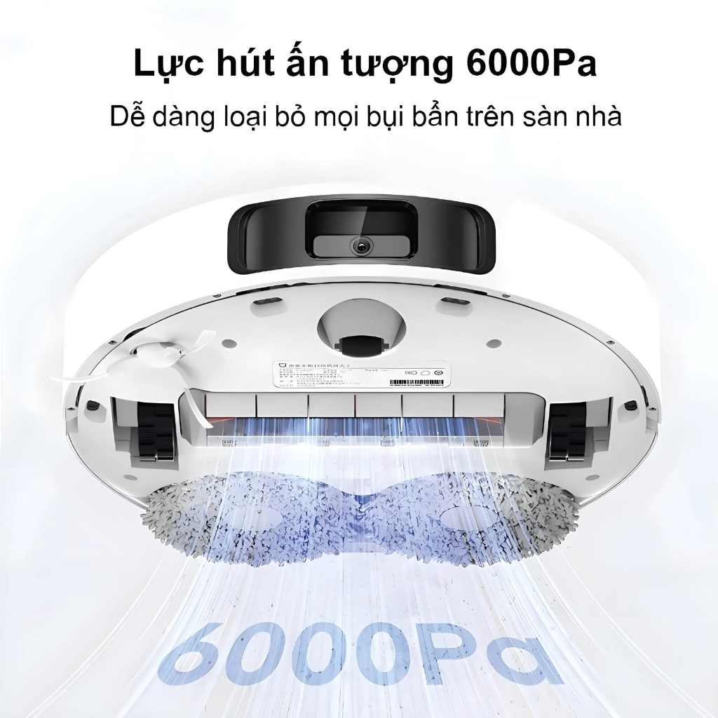 Robot Hút Bụi Lau Nhà Xiaomi X20+ Lực Hút 6.000 Pa - Nội Địa